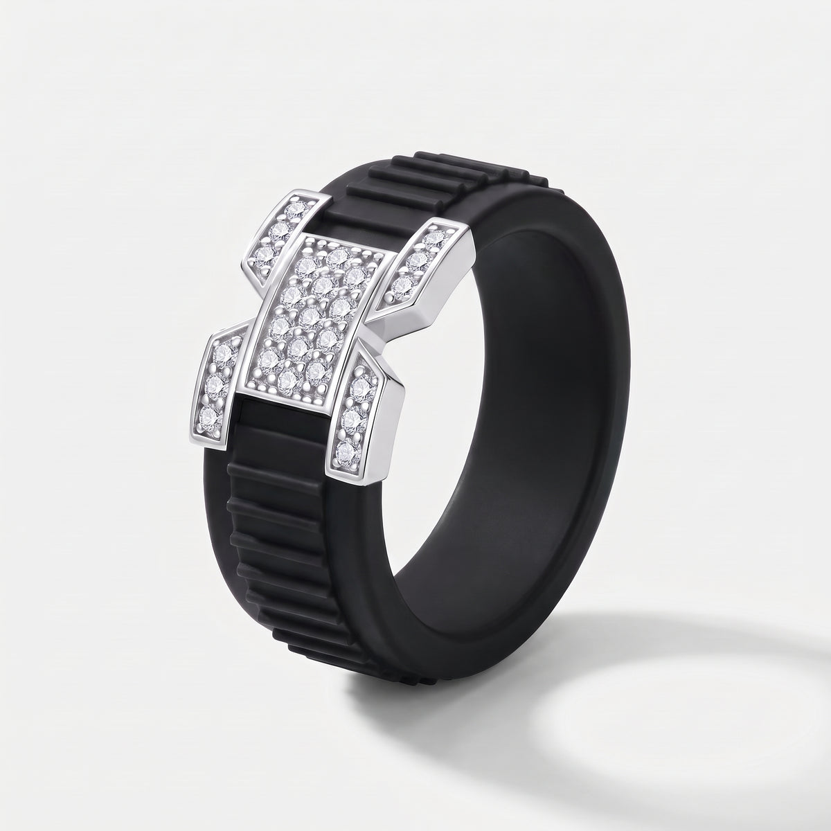 AELIA Flex Ring in Vesuvius Black