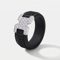 AELIA Flex Ring in Vesuvius Black