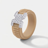 AELIA Flex Ring in Travertine Beige