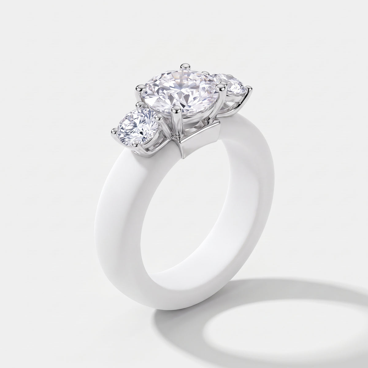 CAPITOLINE Flex Ring in Carrara White