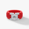 PANTHEON Flex Ring, front view of the H setting