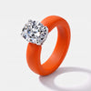SABINA Flex Ring in Etna Orange