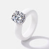 SABINA Flex Ring in Carrara White